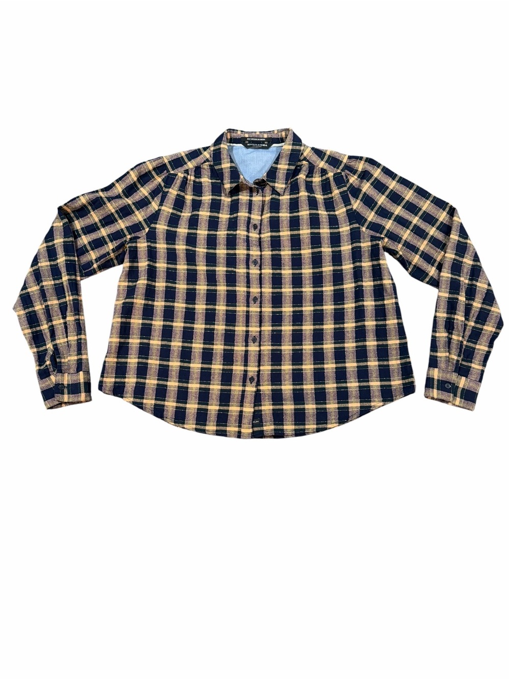 Scotch & Soda Amsterdam Plaid Button Front Shirt | Organic Cotton Blend | Med - Picture 2 of 11